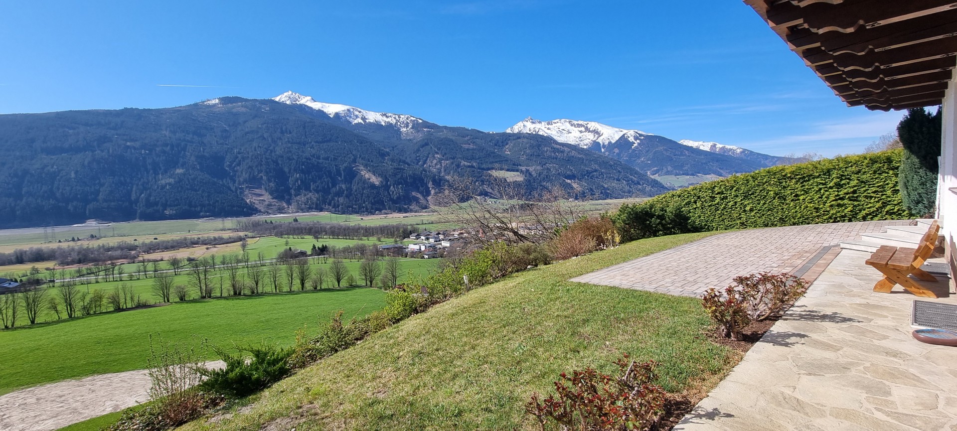 Aussicht vom Hinterhof