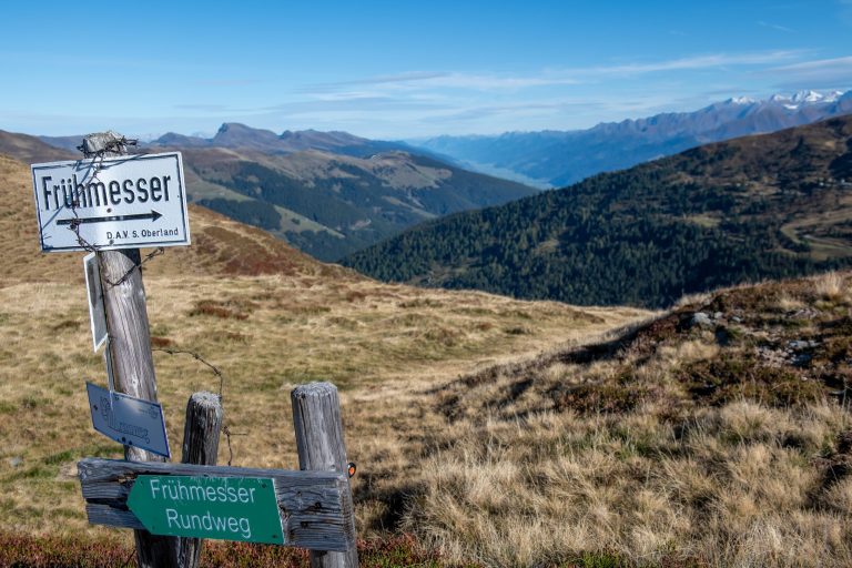 Wegweiser zum Frühmesser-Rundweg