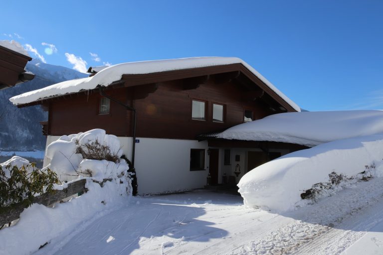 Vorgarten im Winter